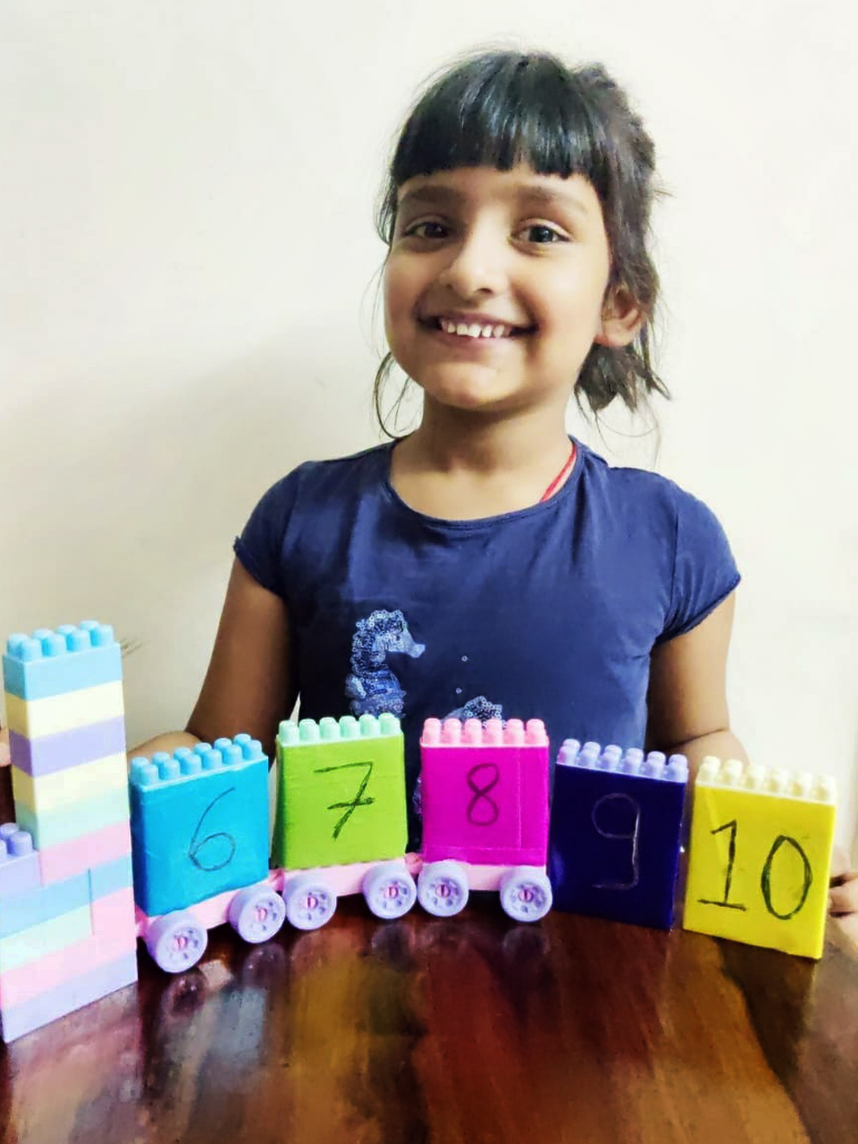 Presidium Dwarka-6, PRESIDIANS STRENGTHEN MATHS SKILLS WITH NUMBER TRAIN ACTIVITY